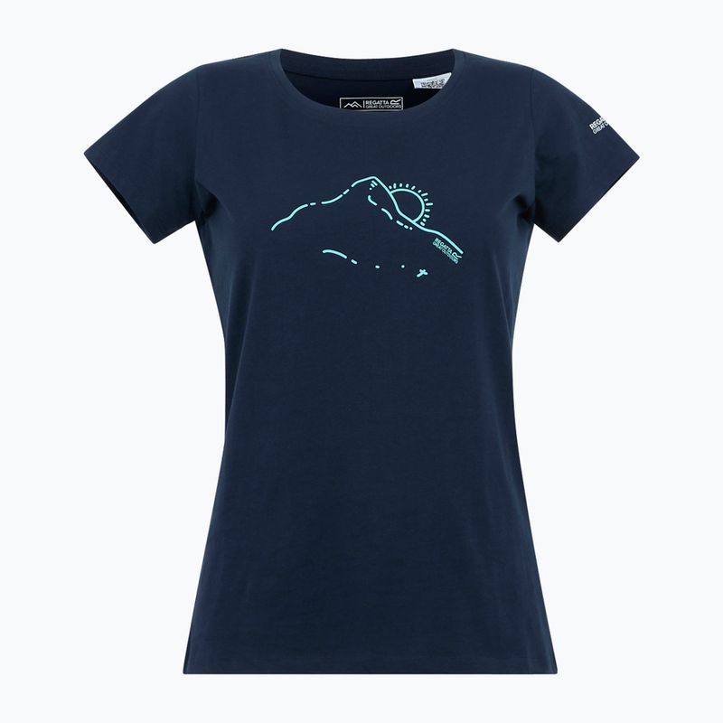 Maglietta donna REGATTA Breezed V navy 5