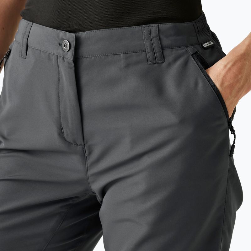 Pantaloncini da trekking da donna REGATTA Chaska III seal grey 4