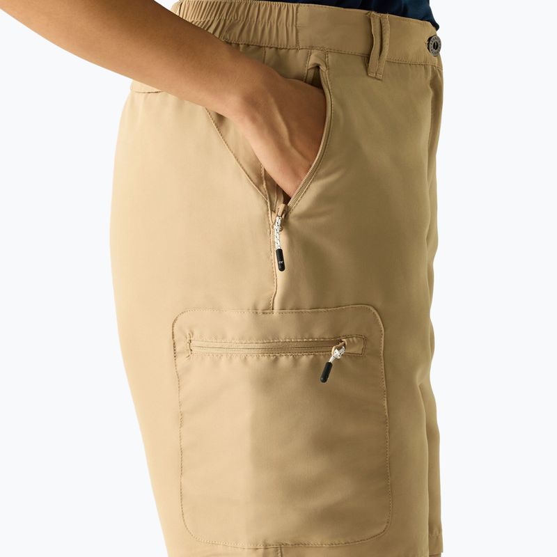 Pantaloncini da trekking da donna REGATTA Chaska III moccasin 5