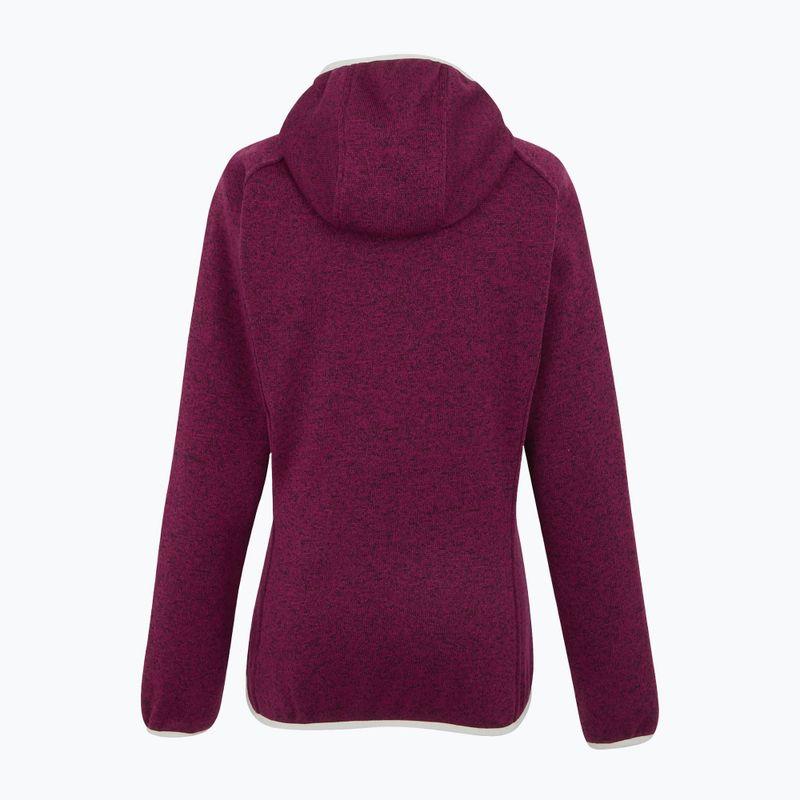 Felpa con cappuccio da donna REGATTA Newhill II beaujolais/vaniglia chiara 8
