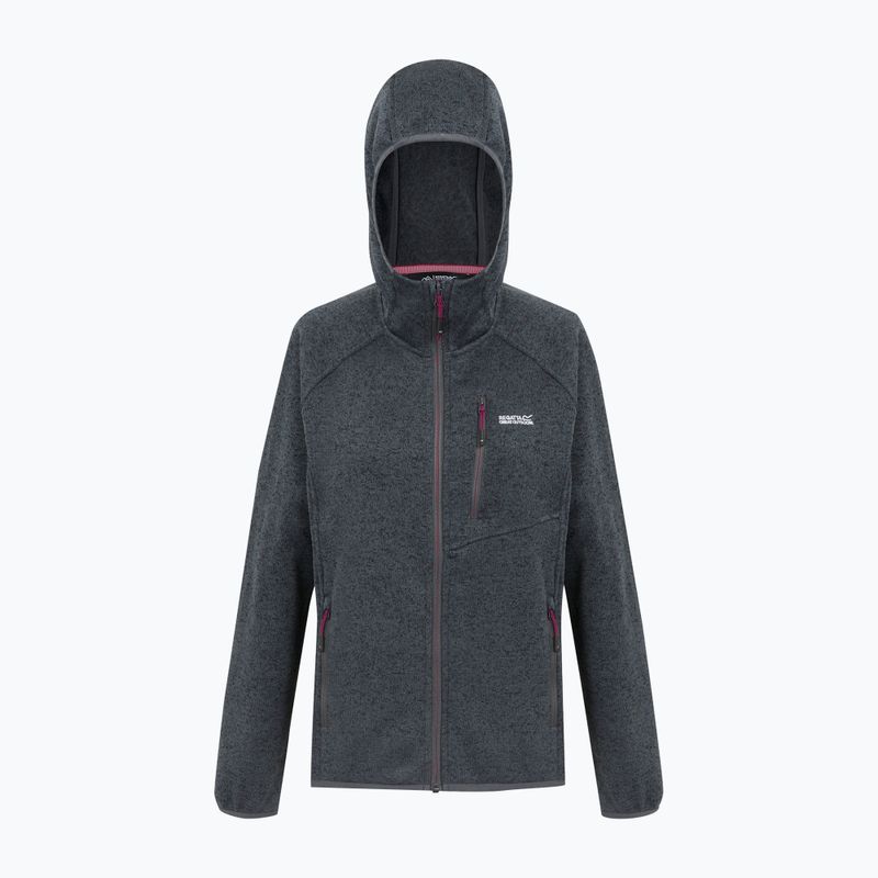Felpa con cappuccio in pile da donna REGATTA Newhill II seal grey/pop 7