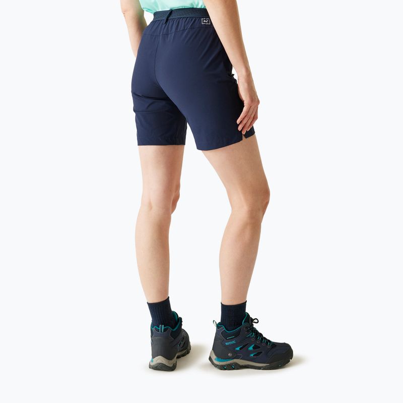 Pantaloncini da trekking donna REGATTA Mountain II navy 3