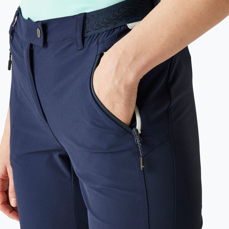 Pantaloncini da trekking donna REGATTA Mountain II navy 4