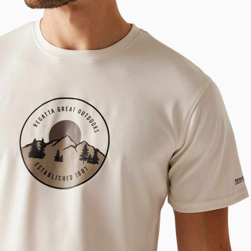 Camicia da trekking da uomo REGATTA Fingal IX stone white 4