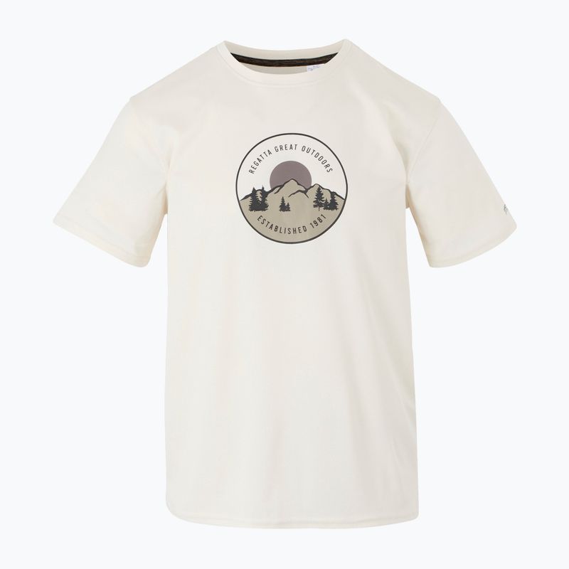 Camicia da trekking da uomo REGATTA Fingal IX stone white 5