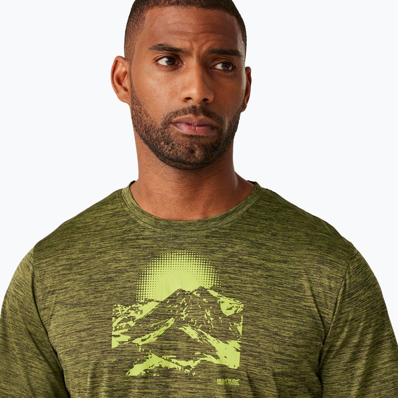 Camicia da trekking REGATTA Fingal IX nefrite verde marna uomo 4