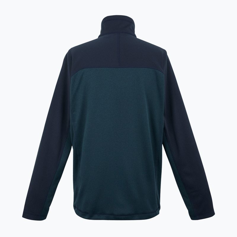 Uomo REGATT Highton Full Zip Midlayer Felpa moonlight denim/navy 8