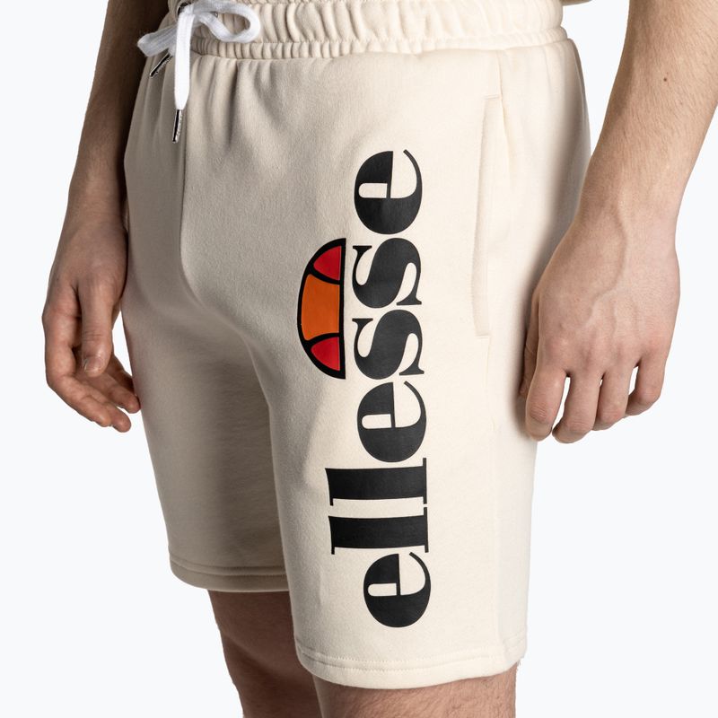 Pantaloncini Ellesse Bossini Fleece da uomo, bianco sporco 3