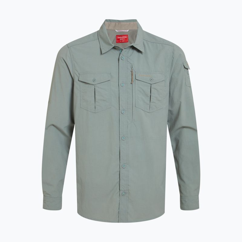 Camicia da uomo Craghoppers NosiLife Adventure Long Sleeved Shirt III lichen green 10