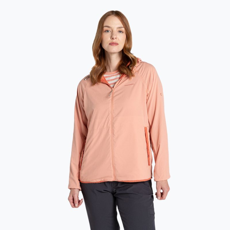Craghoppers NosiLife Rosa Donna Giacca a vento reversibile in arenaria rossa/argilla 2