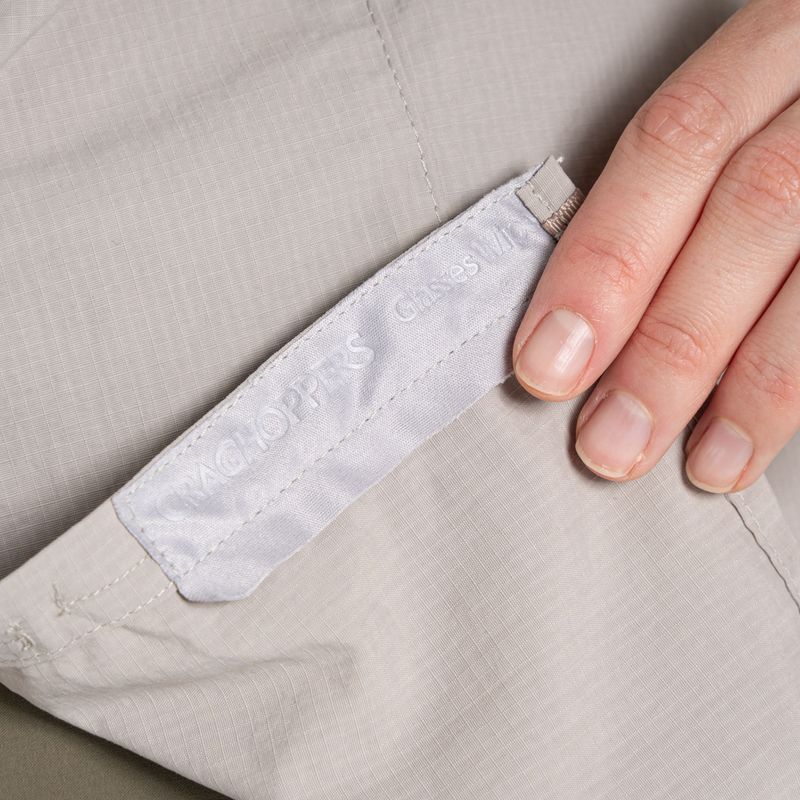 Camicia da donna Craghoppers NosiLife Adventure Long Sleeved Shirt III soft mushroom 10