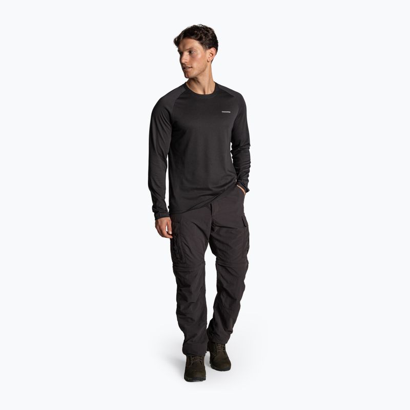 Maglia a maniche lunghe da trekking da uomo Craghoppers NosiLife Nour Long Sleeve dark iron 2