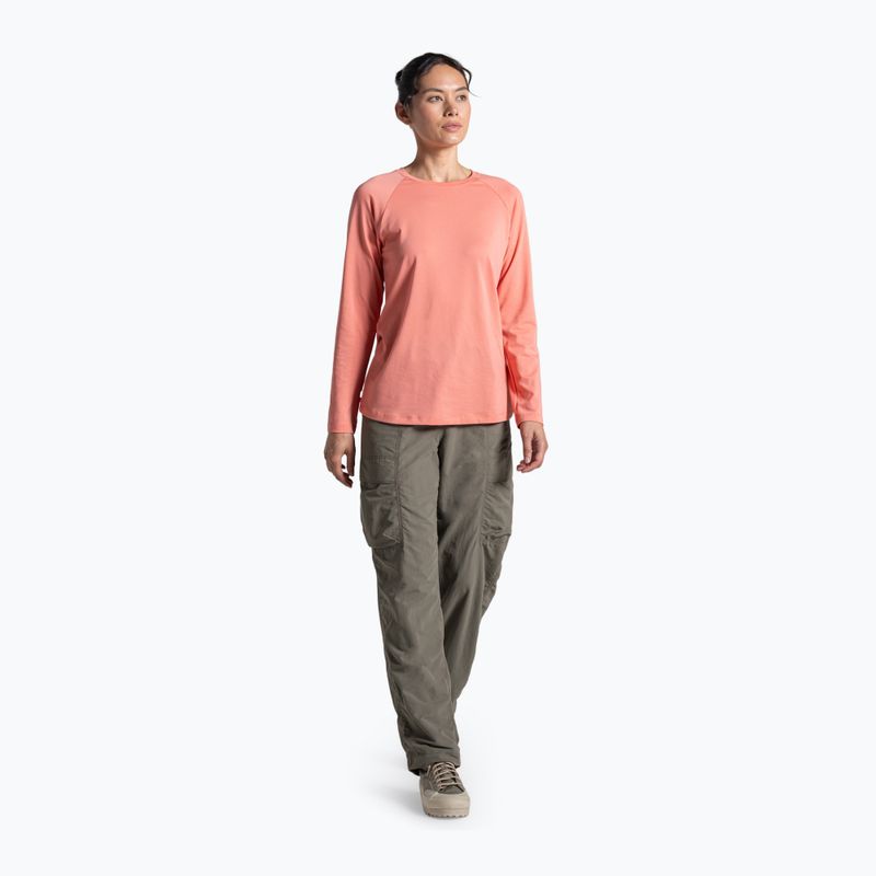 Maglia a maniche lunghe da trekking da donna Craghoppers NosiLife Nour Long Sleeve spiced apricot 2
