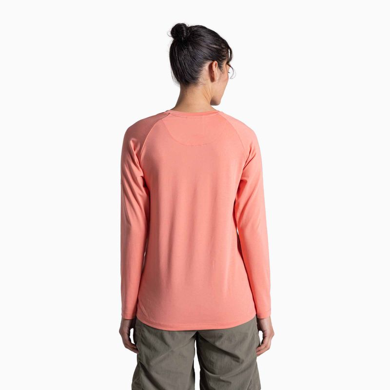 Maglia a maniche lunghe da trekking da donna Craghoppers NosiLife Nour Long Sleeve spiced apricot 3