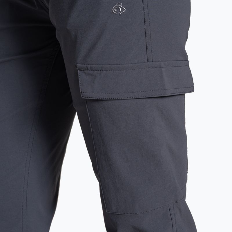 Pantaloni da trekking da donna Craghoppers NosiLife Rif Stretch Cargo dark iron 8