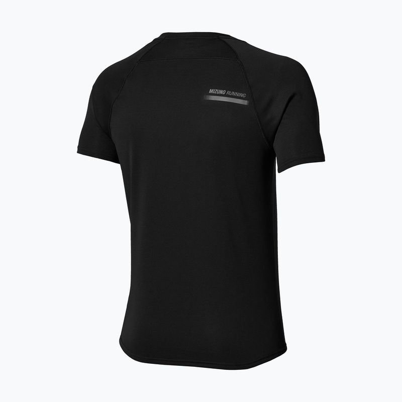 Maglia da corsa da uomo Mizuno Active Dryaeroflow black 2