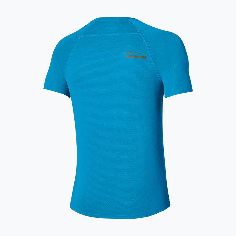 Maglia da corsa da uomo Mizuno Active Dryaeroflow blue jewel 2