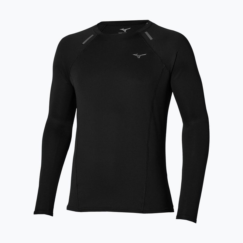 Longsleeve da running uomo Mizuno Active Dryaeroflow black