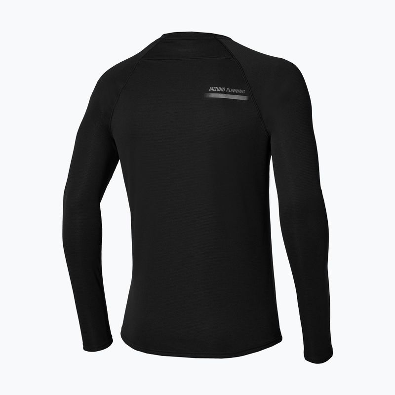 Longsleeve da running uomo Mizuno Active Dryaeroflow black 2
