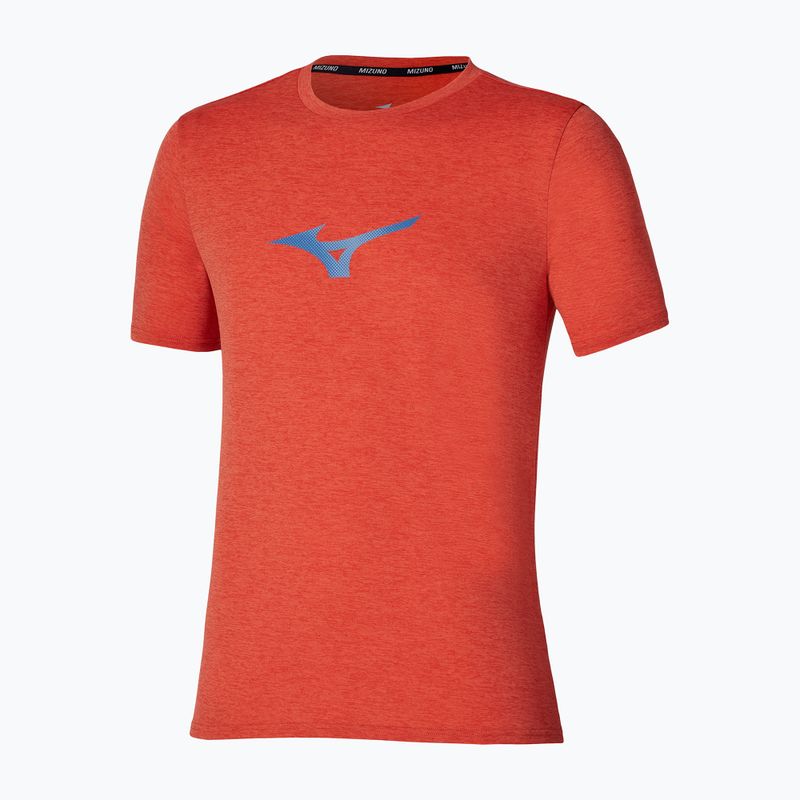 Maglia da corsa da uomo Mizuno Core Runbird Short Sleeve Tee orange
