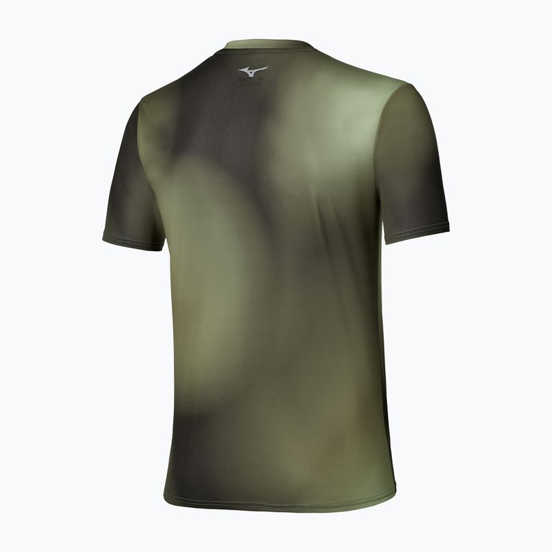 Maglia da corsa da uomo Mizuno Core Graphic Short Sleeve forest night 2