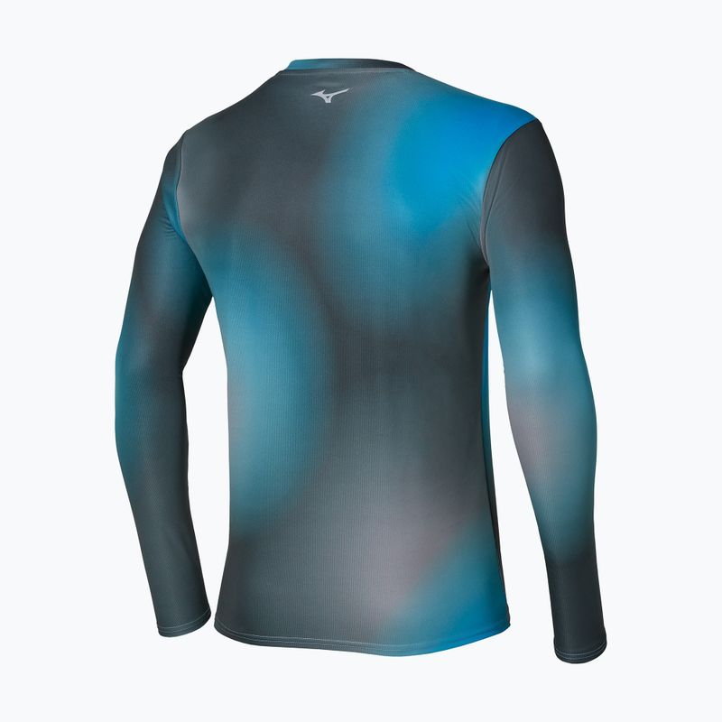 Longsleeve da running uomo Mizuno Core Graphic Long Sleeve Tee dark slate 2