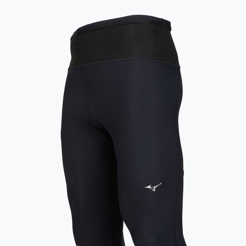 Leggings da running uomo Mizuno multi pocket long tight Black 3
