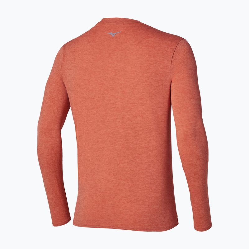 Longsleeve da running uomo Mizuno Core Impulse Long Sleeve Tee ginger 2