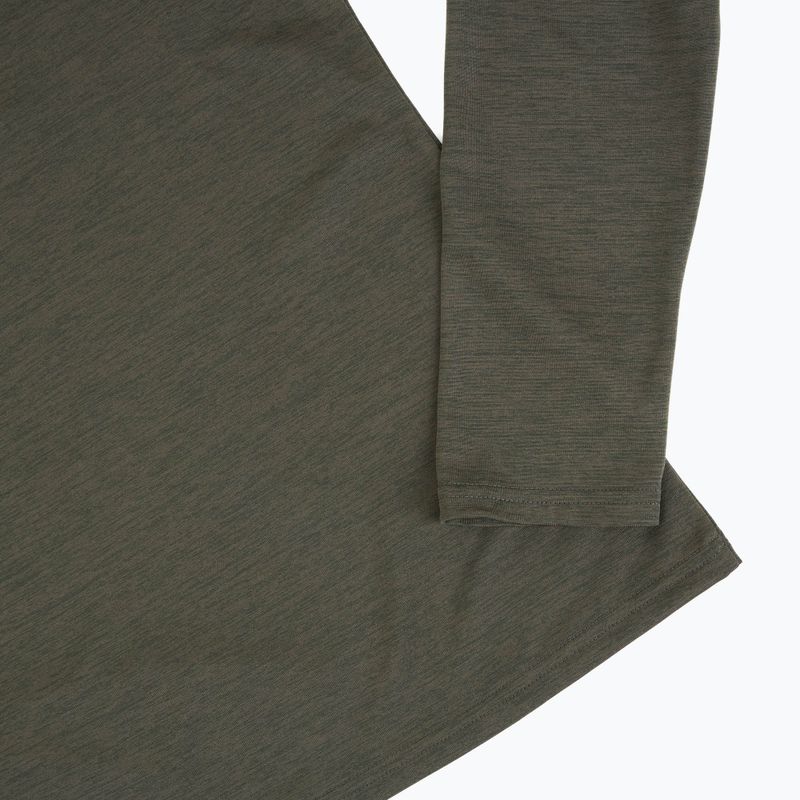 Felpa da corsa uomo Mizuno Core Impulse Half Zip Long Sleeve Tee forest night 4