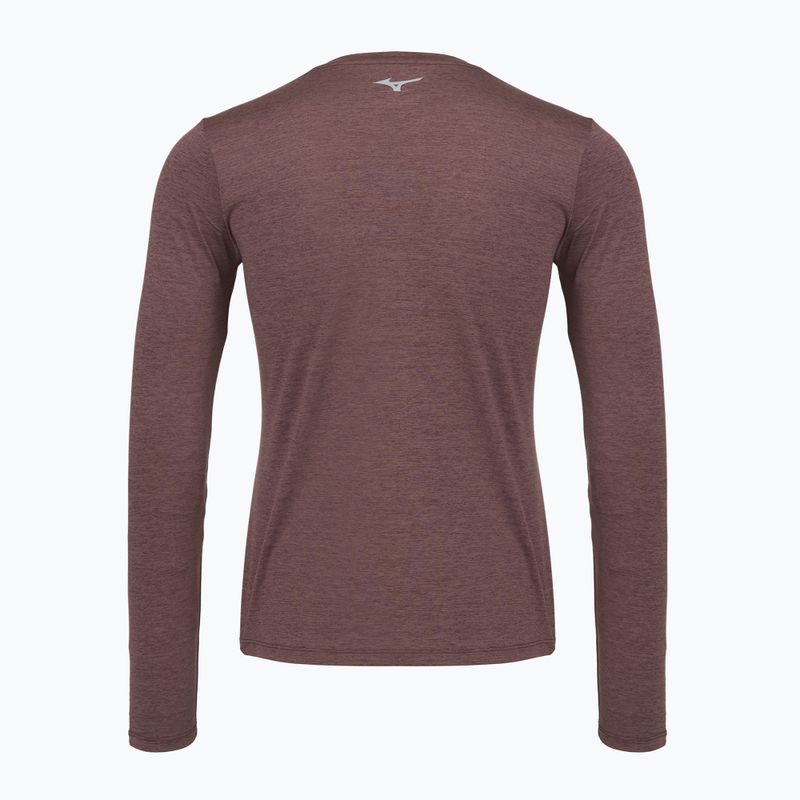 Longsleeve da running uomo Mizuno Core Impulse Long Sleeve Tee pepper corn 2