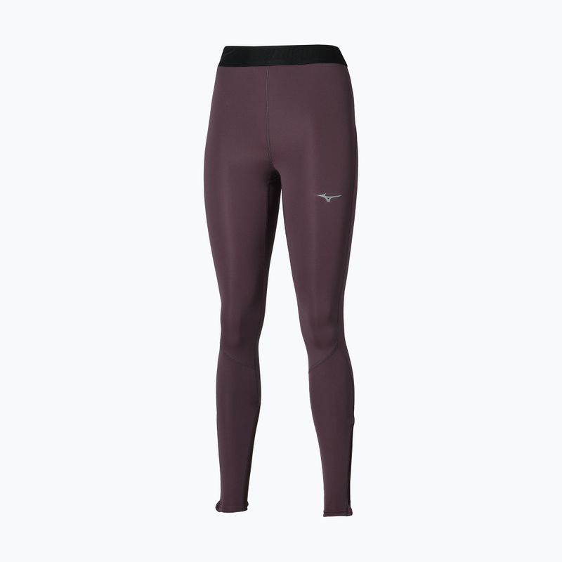 Leggings da corsa da donna Mizuno Core Impulse Long Tight raisin