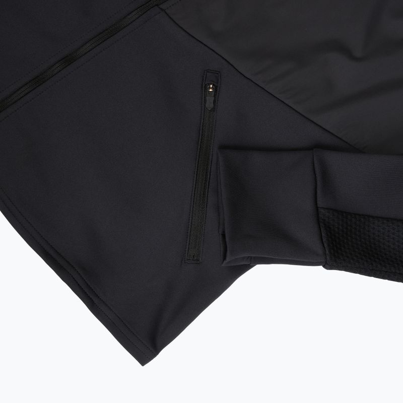 Giacca da corsa da uomo Mizuno Active Warmalite Hybrid Full Zip Hooded Long Sleeve Top black 4
