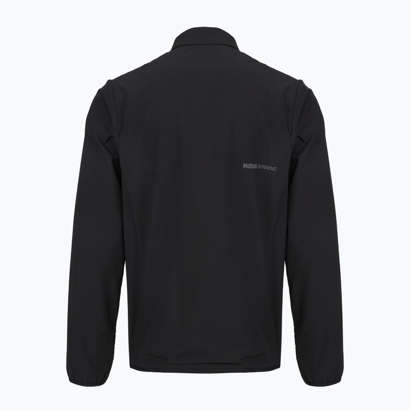 Giacca da corsa da uomo Mizuno Tech Techfill Breath Thermo Jacket black 2