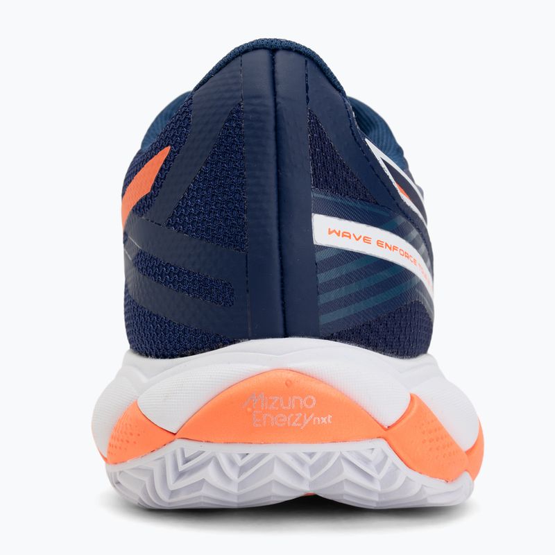 Scarpe da tennis uomo Mizuno Wave Enforce Tour 2 CC beacon blue/white/lava orange 6