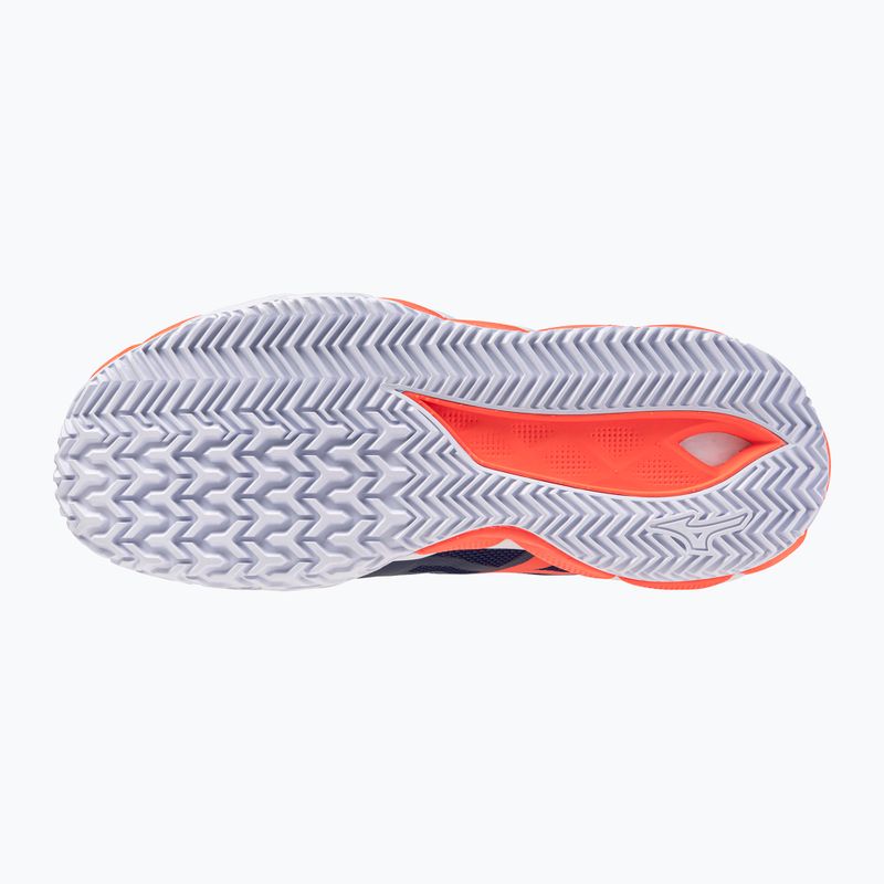 Scarpe da tennis uomo Mizuno Wave Enforce Tour 2 CC beacon blue/white/lava orange 11