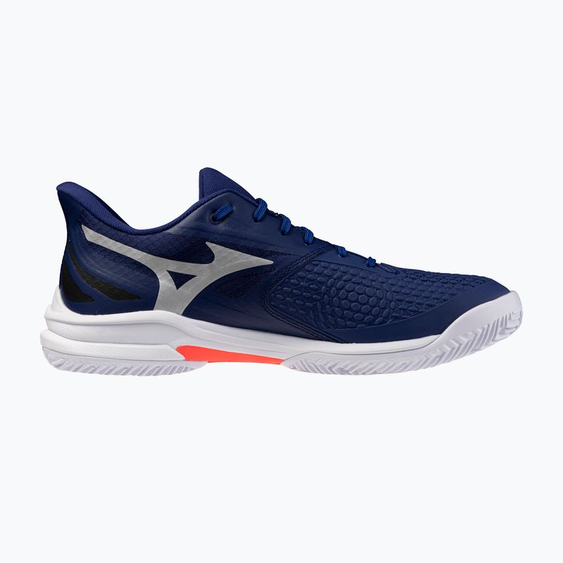 Scarpe da tennis uomo Mizuno Wave Exceed Tour 7 CC beacon blue/white/lava orange 9