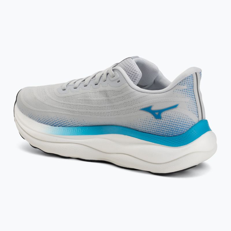 Scarpe da corsa uomo Mizuno Wave Sky 9 cloudscape/blue jewel/lava orange 3