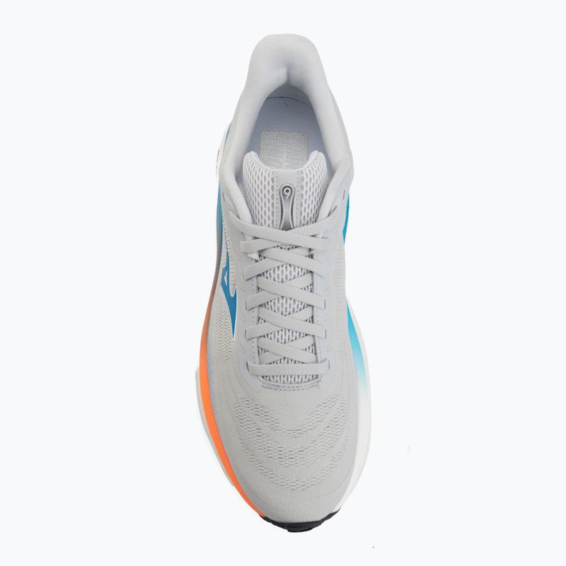 Scarpe da corsa uomo Mizuno Wave Sky 9 cloudscape/blue jewel/lava orange 5