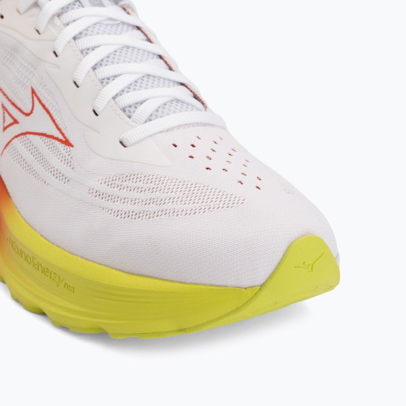 Scarpe da corsa uomo Mizuno Wave Skyrise 7 white/orange/evening primrose 7