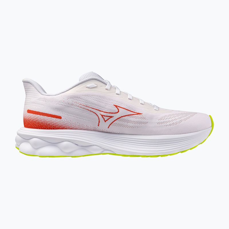 Scarpe da corsa uomo Mizuno Wave Skyrise 7 white/orange/evening primrose 2