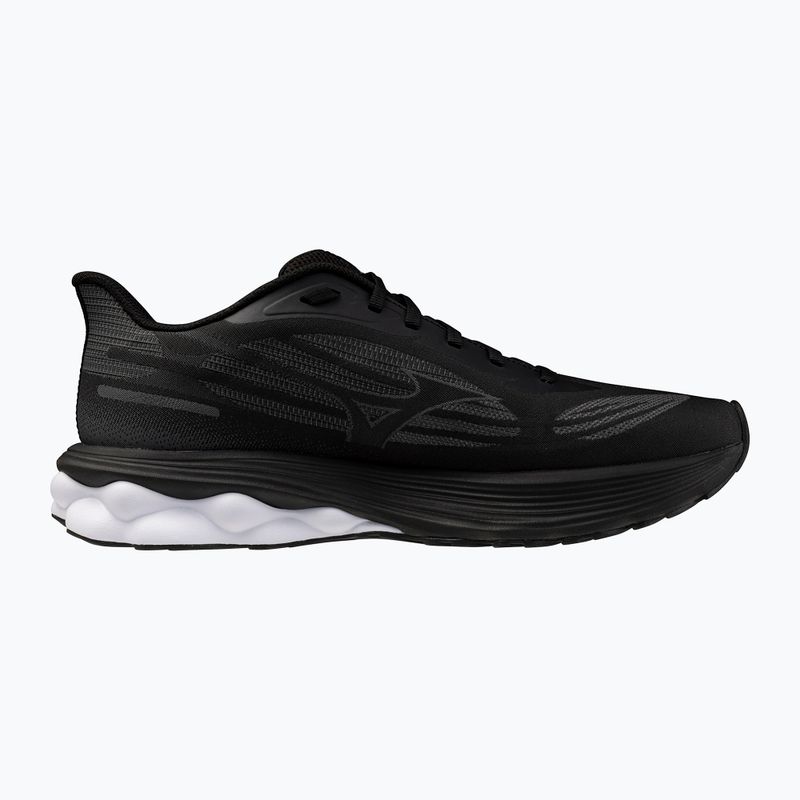 Scarpe da corsa uomo Mizuno Wave Skyrise 7 black/iron gate/tomato puree 2