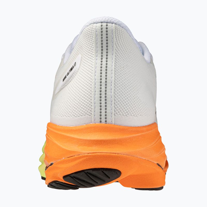 Scarpe da corsa uomo Mizuno Wave Ultima 17 white/black/lava orange 3