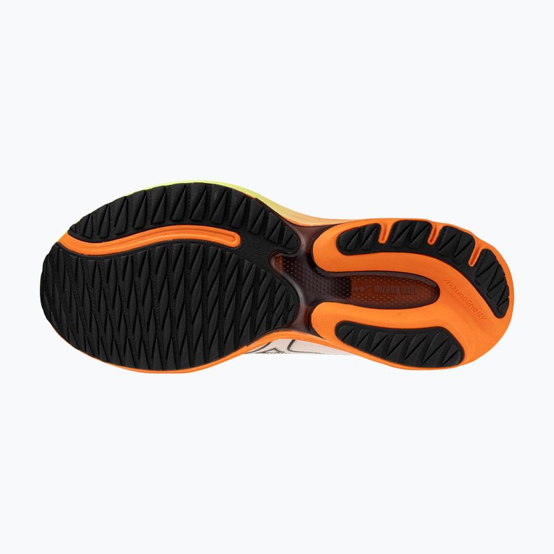 Scarpe da corsa uomo Mizuno Wave Ultima 17 white/black/lava orange 4