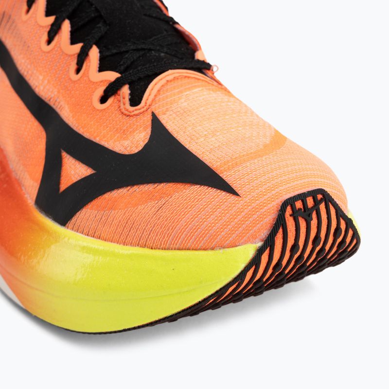 Scarpe da corsa Mizuno Hyperwarp Pure lava orange/black/lightning yellow 7