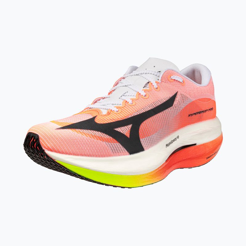 Scarpe da corsa Mizuno Hyperwarp Pro white/black/lava orange 3