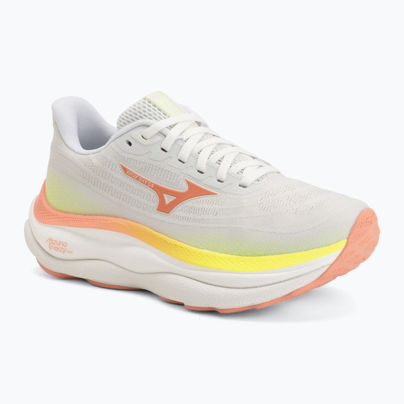 Scarpe da corsa donna Mizuno Wave Sky 9 gf white/desert flower/lime pulp