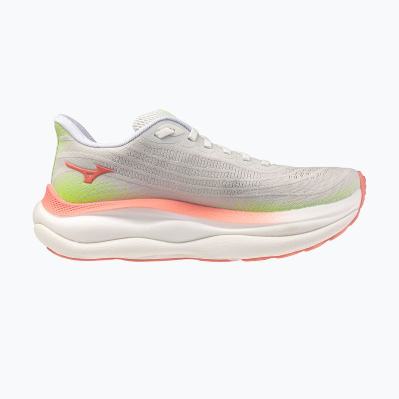 Scarpe da corsa donna Mizuno Wave Sky 9 gf white/desert flower/lime pulp 2