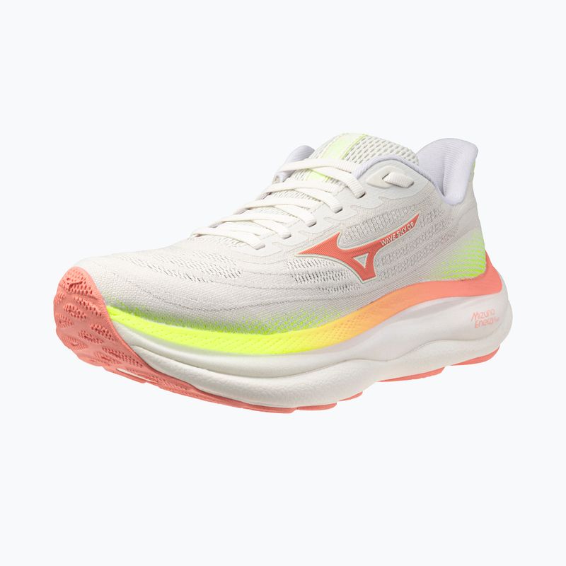 Scarpe da corsa donna Mizuno Wave Sky 9 gf white/desert flower/lime pulp 3