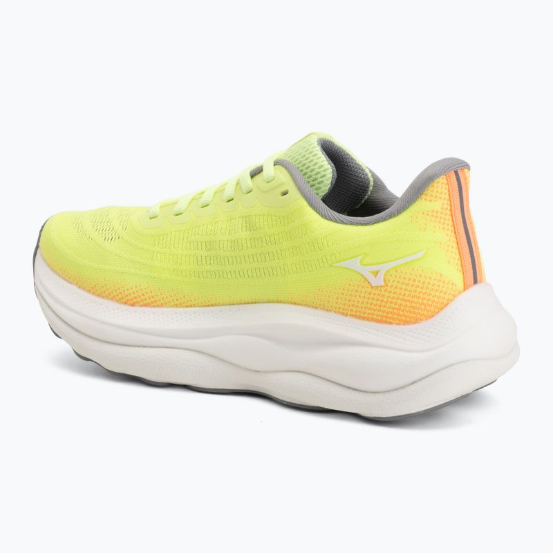 Scarpe da corsa donna Mizuno Wave Sky 9 lime pulp/white/flamingo coral 3