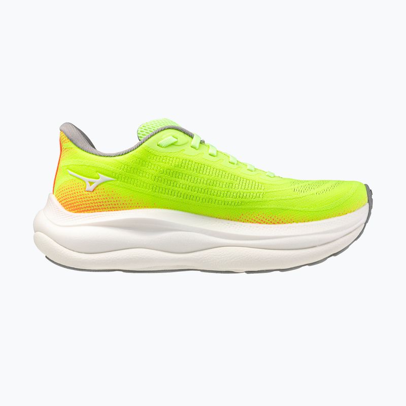 Scarpe da corsa donna Mizuno Wave Sky 9 lime pulp/white/flamingo coral 2